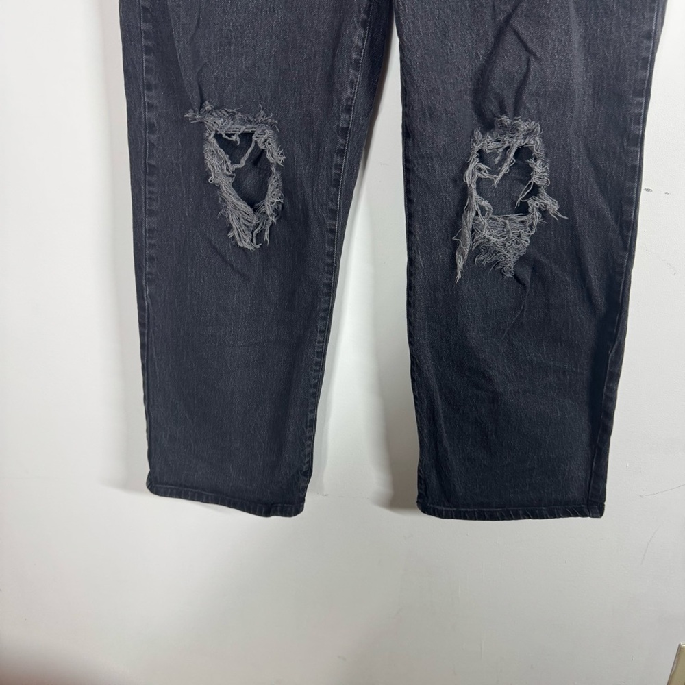 Wild Fable Jeans High Rise Baggy Straight Leg Distressed - Picture 6 of 12